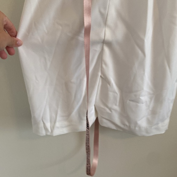 NWT House of CB Micaela Ivory White Draped Corset Midi Dress size Medium - Picture 9 of 11